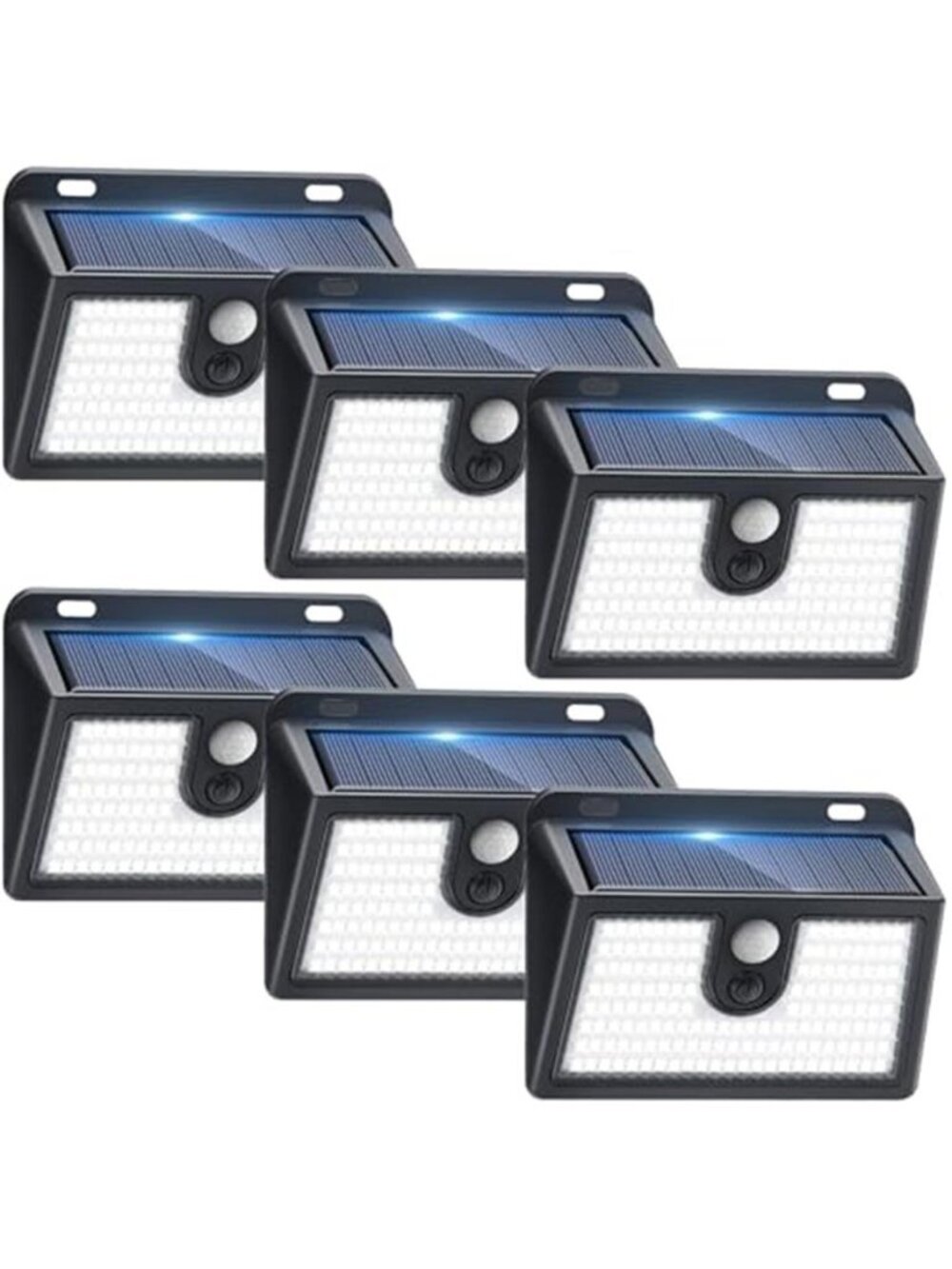 Solar Motion Sensor Lights Outdoor 800 Lumens LED Waterproof Security Wall Light